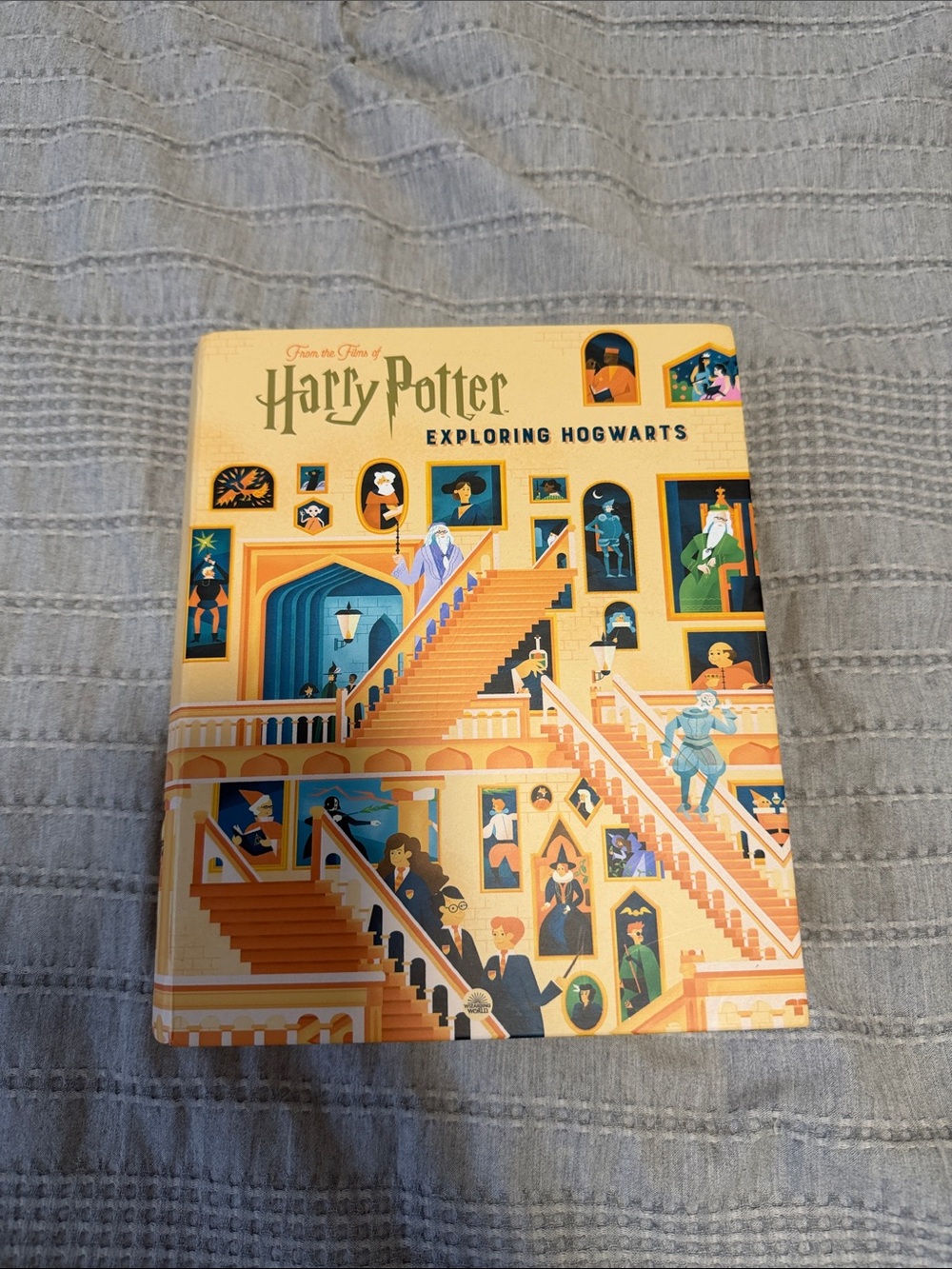 Harry Potter: Exploring Hogwarts Hardcover Book - Yellow & Orange Cover